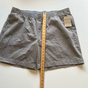 NWT Men's 3XL LL Bean Lakewashed Stretch Khaki Shorts Pull-On 8" Inseam (F1)